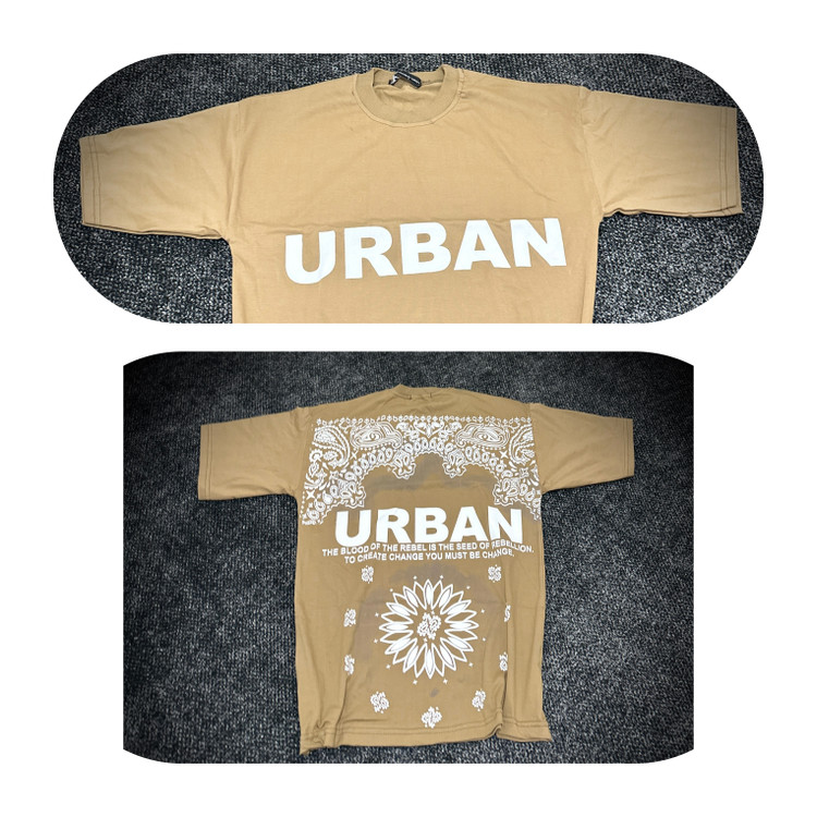 تیشرت اندامی مردانه طرح URBAN