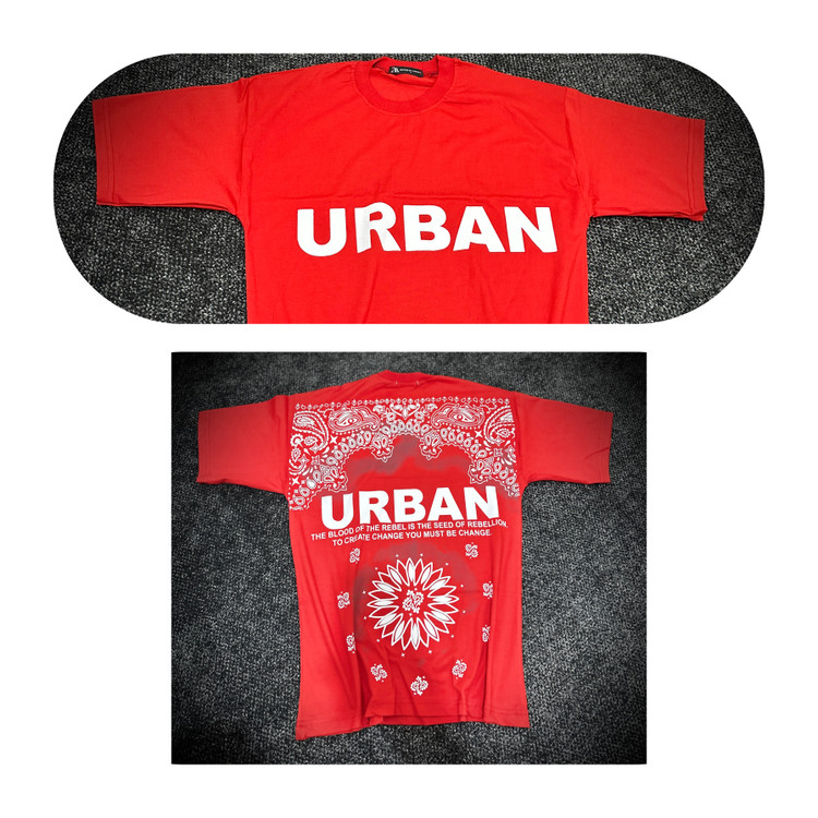 تیشرت اندامی مردانه طرح URBAN