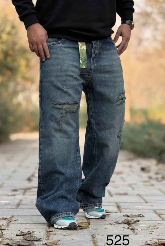 شلوار جین بگ مردانه کد ۵۲۵