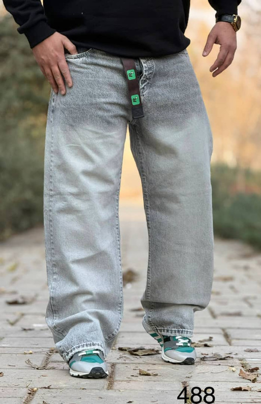 شلوار جین بگ مردانه کد ۴۸۸