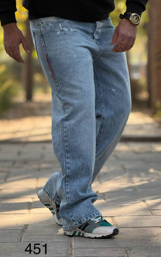 شلوار جین بگ مردانه کد ۴۵۱