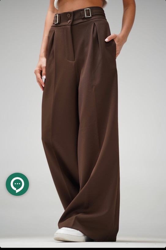 شلوار فول بگ پارچه ای زنانه