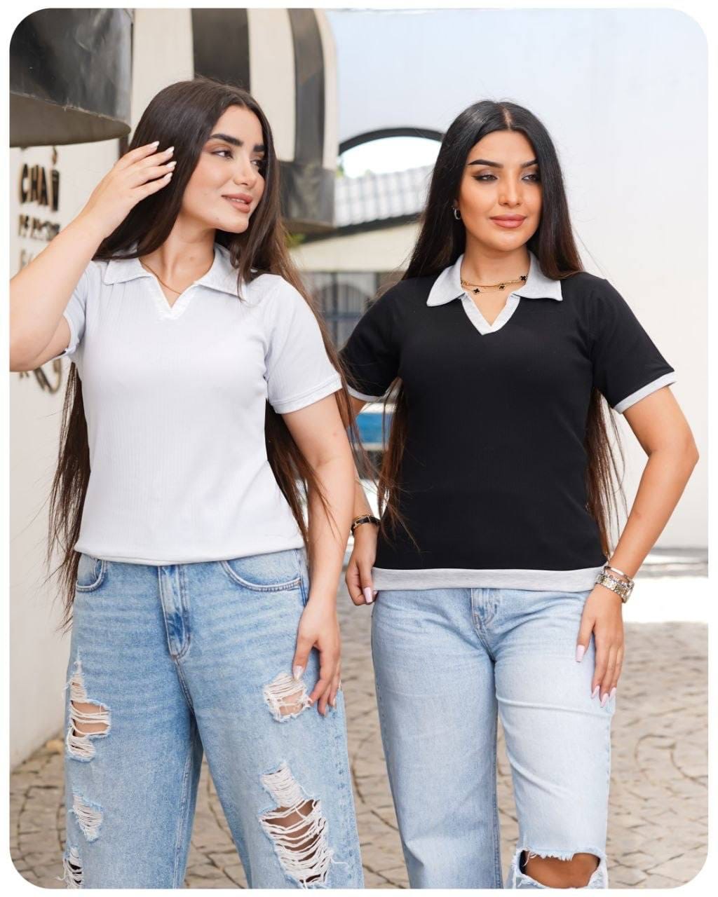 پولوشرت زنانه پنبه لاکرا